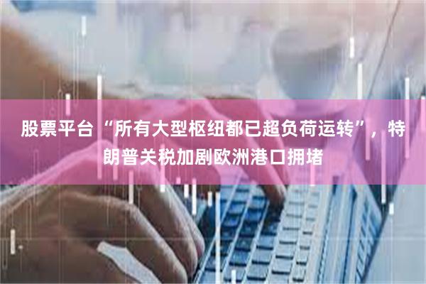 股票平台 “所有大型枢纽都已超负荷运转”，特朗普关税加剧欧洲港口拥堵